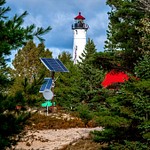 2018 Crisp Point Light on Lake Superior in October
