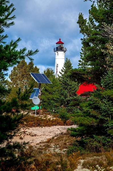 2018 Crisp Point Light on Lake Superior in October by...