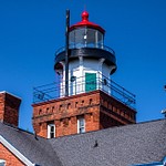 2018 Big Bay Point Lighthouse Overlooking Lake Superior located in the Upper Peninsula of Michigan