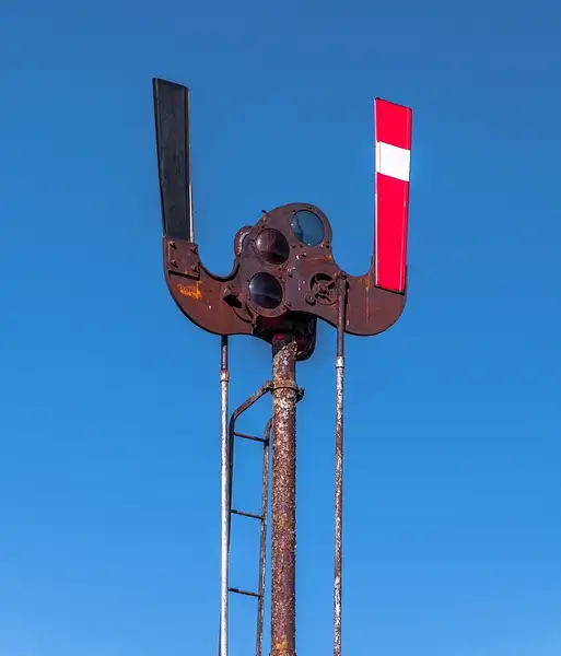 Semaphore Railroad Signal by SDNowakowski