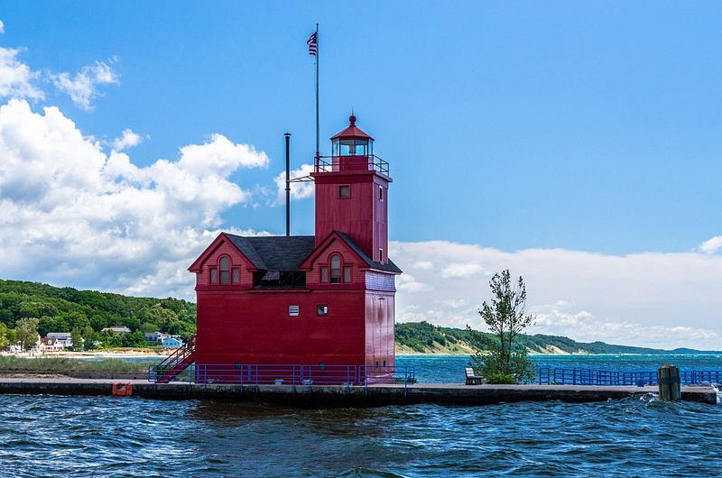 Holland Channel Lighthouse (Big Red)