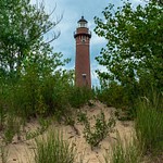 2019 Little Sable Point Light Located inside Silver Lake State Park in Late August