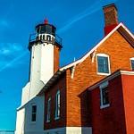 2019 Eagle Harbor Lighthouse on the Keweenaw Peninsula of Michigan