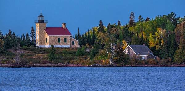 2019 Copper Harbor Lighthouse @ Sunset on the Tip of the...