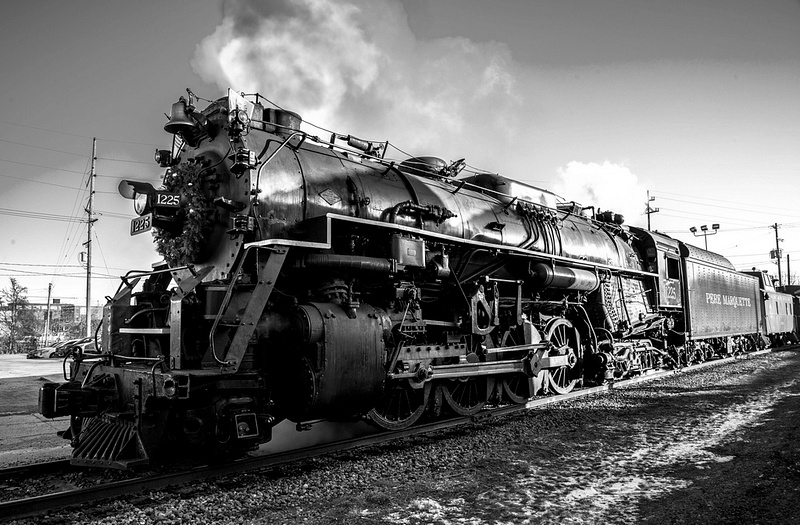 Pere Marquette #1225 Steam Locomotive