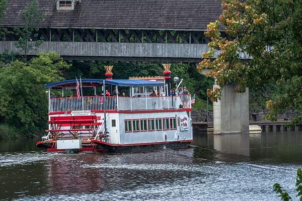 2017 Frankenmuth River Boat 'Bavarian Bell' cruising the...