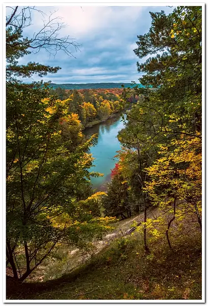 Fall Colors on the Manistee River by SDNowakowski