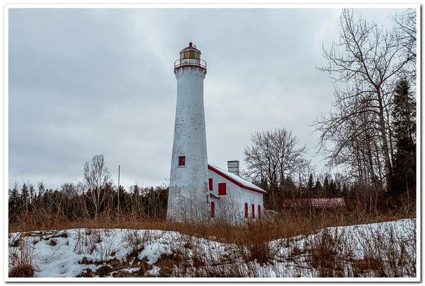 2021 Sturgeon Point Lighthouse in January by SDNowakowski