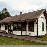 2020 Brimley Railroad Depot and Museum Display