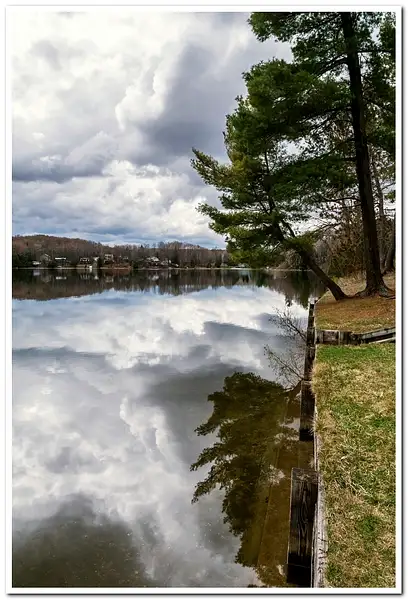 Dayhoff Lake Clouds April by SDNowakowski