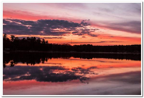 2021 Spring Sunrise & Sunset on Dayhuff Lake in...