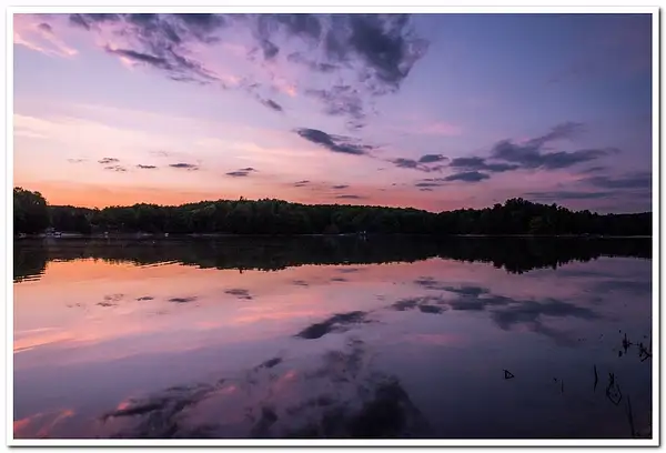 Sunset on Dayhuff Lake by SDNowakowski