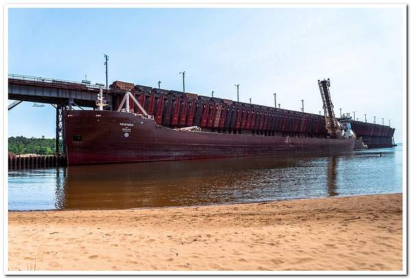 2021 Marquette Iron Ore Loading Dock in July by...