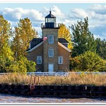 2021 Ontonagon Lighthouse in the Fall of 2021