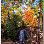 2021 Fall Colors around Haven Falls in Bete Grise, Michigan