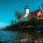 2021 Sunset @ Eagle Harbor Lighthouse on the Keweenaw Peninsula of Michigan