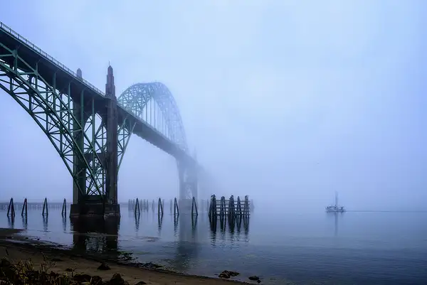 Going Under the Bridge In the Fog by jgpittenger