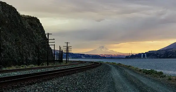 All Paths Lead To Mt Hood In the Golden Hour by...