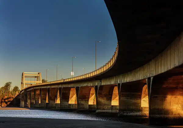 Waldport Bridge by jgpittenger
