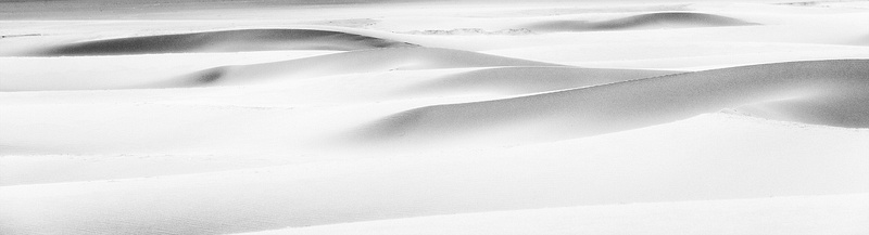 Black and White Sand Dunes