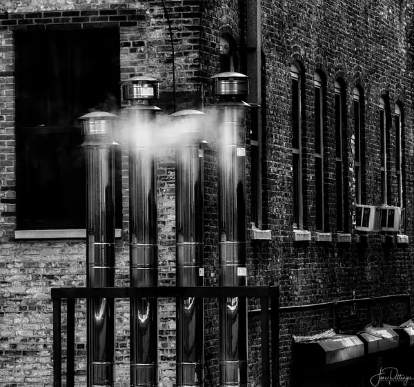 Steam in NYC B and W Reedit (1 of 1) by jgpittenger
