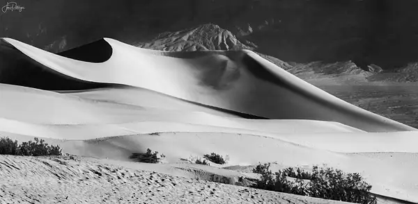 Death Valley Dunes B and W 2021 by jgpittenger