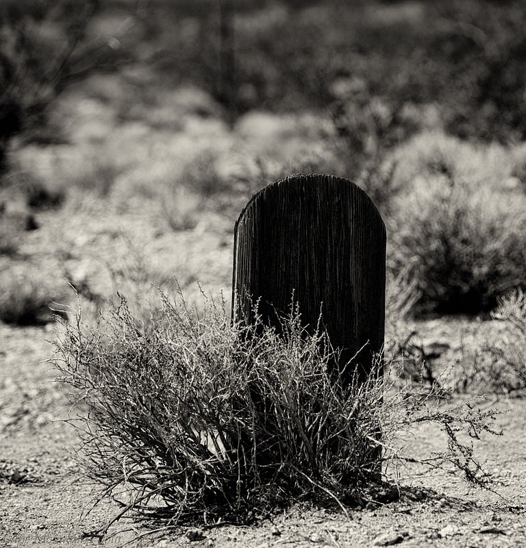 Cropped Grave Marker