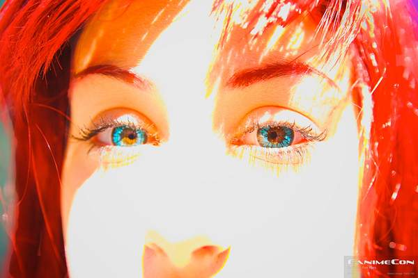 Red hair. Blue eyes-mc-35, H0, S0 by Greg Edwards