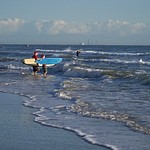 Surfing Santas -Cocoa Beach FL 12-24-21