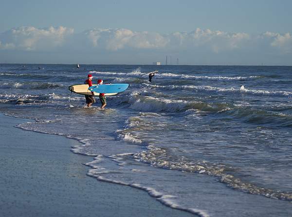 Surfing Santas -Cocoa Beach FL 12-24-21 by CherylsShots
