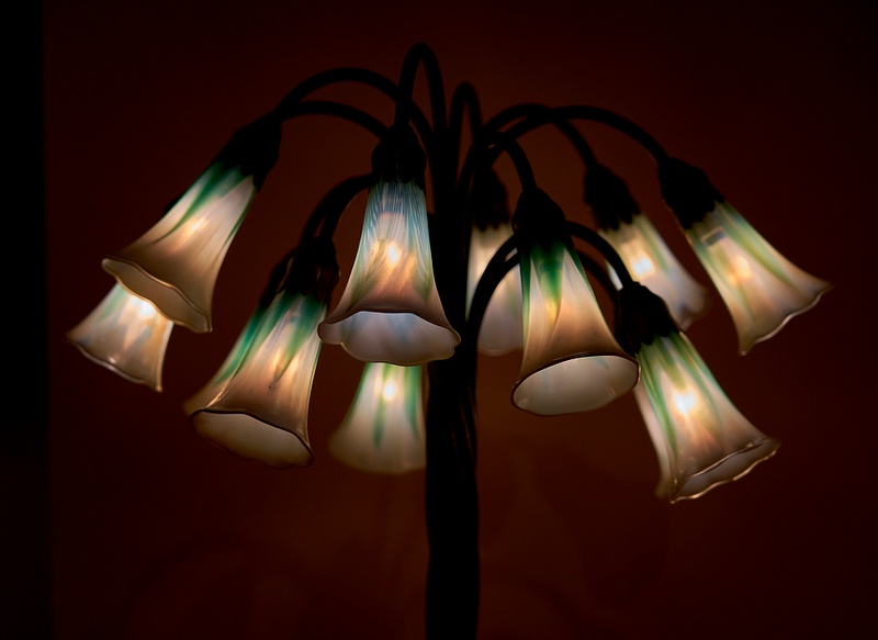 Pond Lily lamp cluster