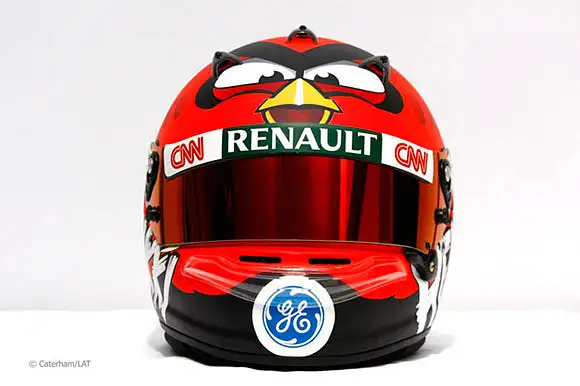 Heikki-Kovalainen-to-wear-Angry-Birds-helmet-for-F1 by...