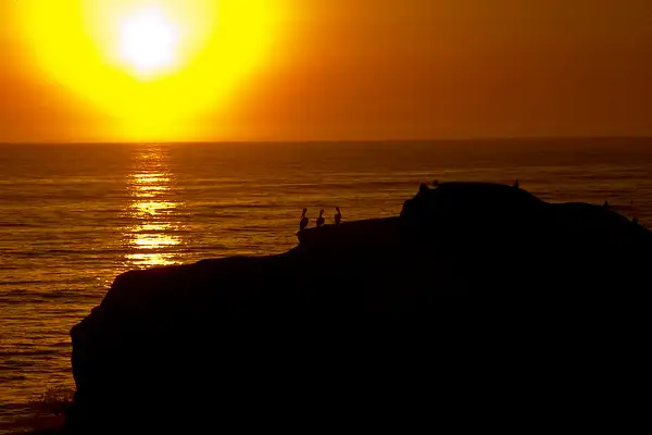 Sunset at Santa Cruz by Steven Shorr