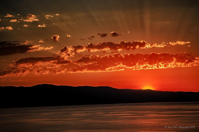 Flathead Lake Sunset 1