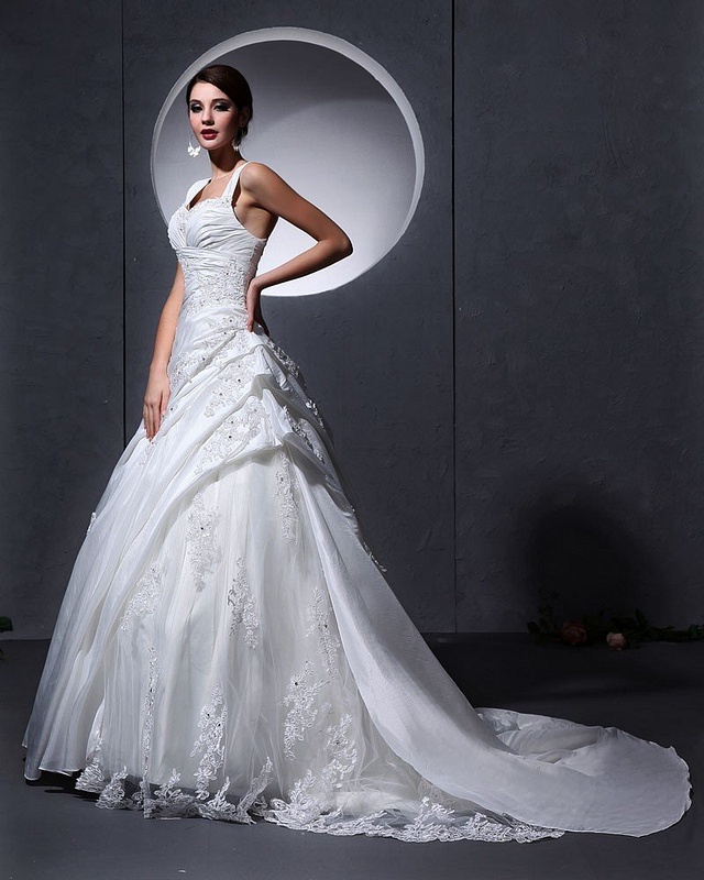 White   wedding dress
