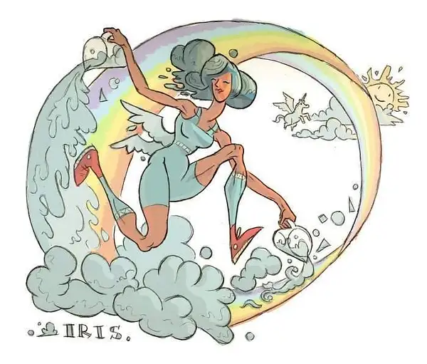 iris-the-goddess-of-rainbows by Ingapetrova