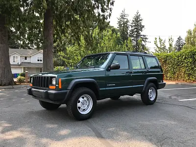 2000 Jeep Cherokee Green