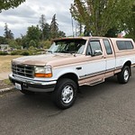 1996 Ford F250 Gold and White 58k Miles