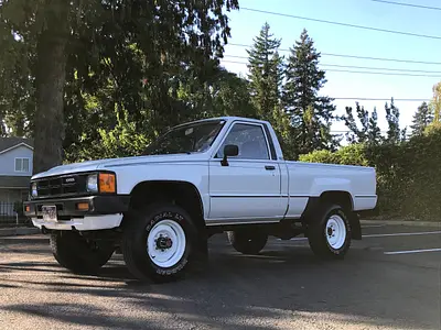 1985 Totota Pickup White 75k Miles