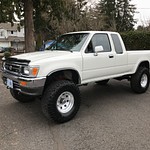 1993 Toyota Pickup Lifted Extra Cab White