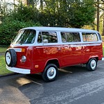 1974 VW Transporter Bus Red