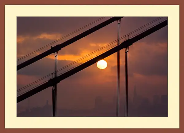 Golden Gate Bridge- Sunrise by Gino De  Grandis
