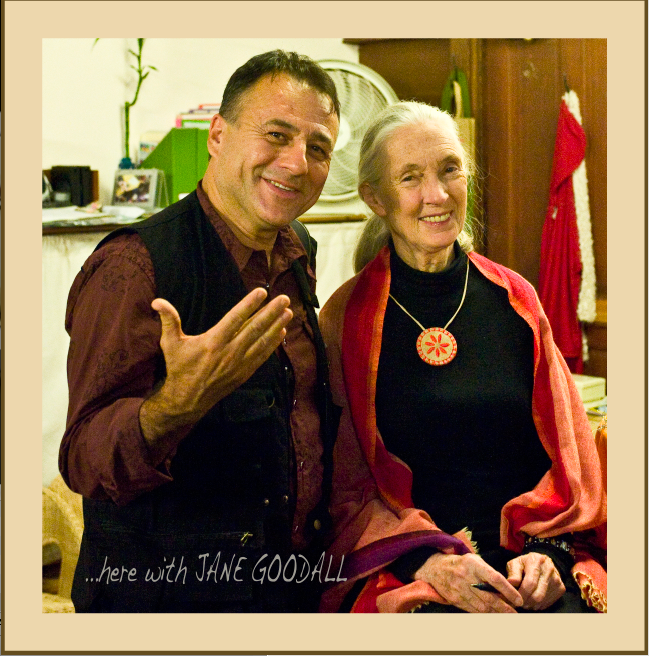 With Jane Goodall