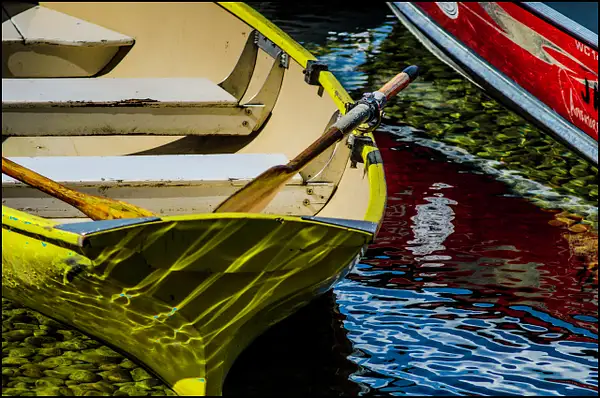 Boats Reflection by Gino De  Grandis