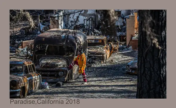 After the big fire by Gino De  Grandis