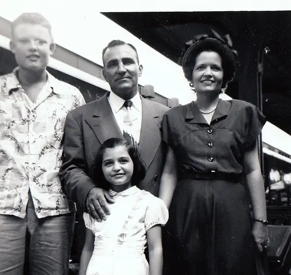 Dad, Uncle Joe, Aunt Jorene, Bette Ann by MaryJames