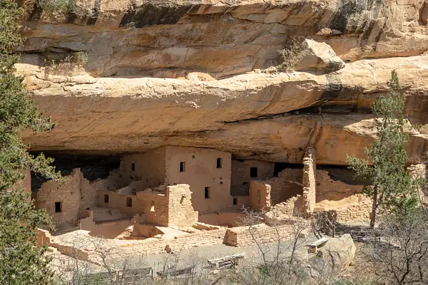 Mesa Verde Pueblo Cliff Dwellings by Harrison Clark