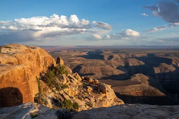 Muley Point Overlook at Sunset by Harrison Clark