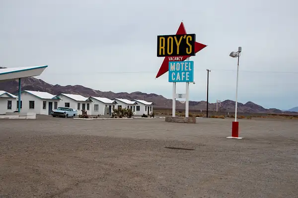 Roy's in Amboy - Route 66 by Harrison Clark