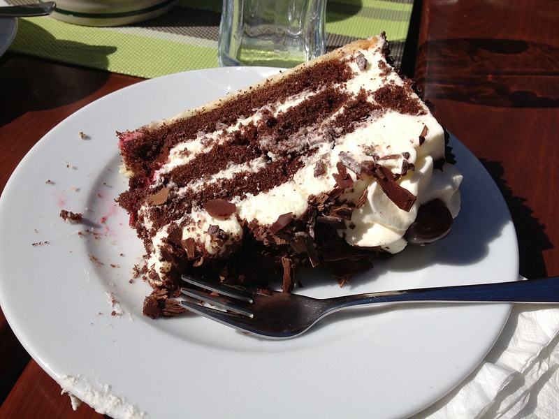 Black forest cake - Schwangau, Germany